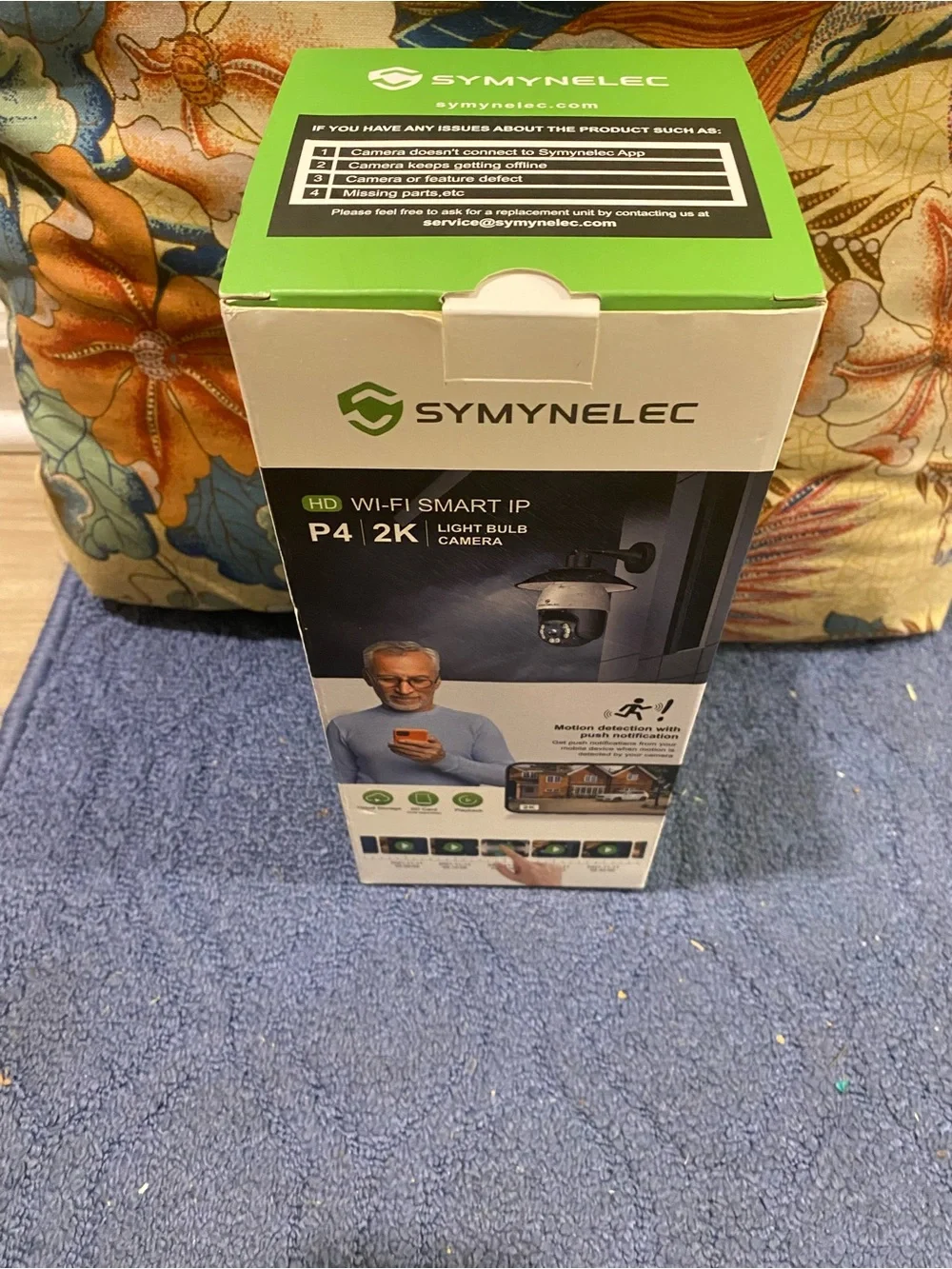 Symynelec White Smart Camera - WiFi Remote Viewing